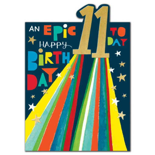 Picture of AN EPIC 11TH HAPPY BIRTHDAY CARD